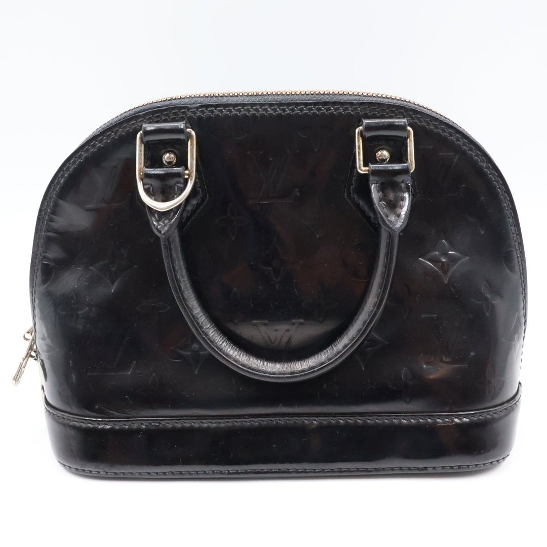 Louis Vuitton Alma BB Amarante Vernis Patent Leather Monogram Handbag - Lux Central