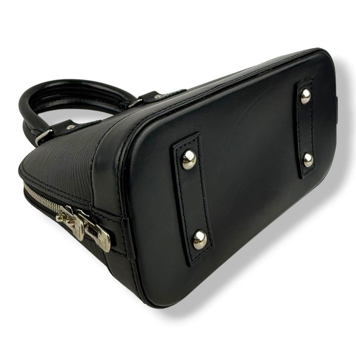 Louis Vuitton Alma BB Black Epi Leather Handbag - Lux Central