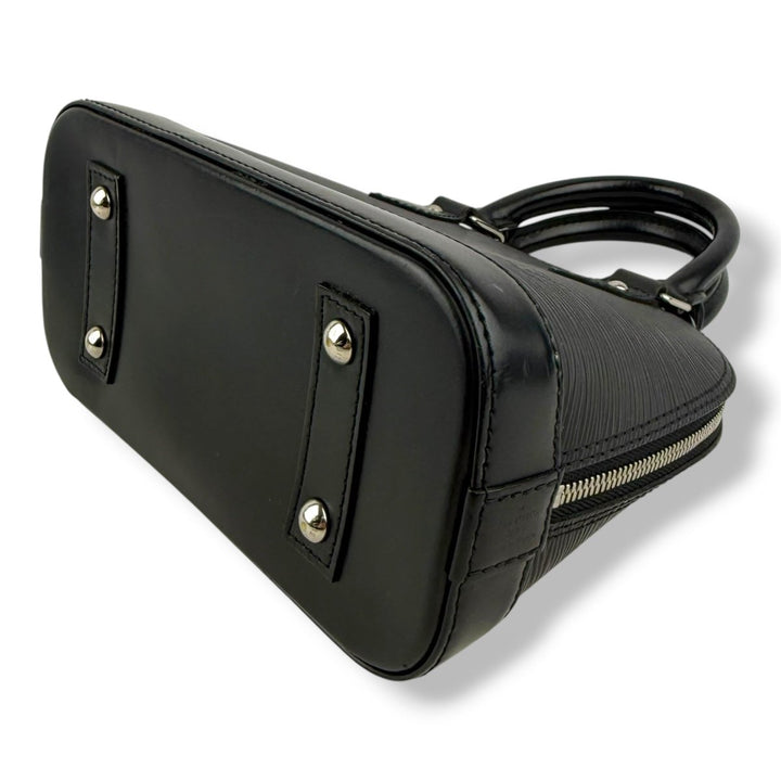 Louis Vuitton Alma BB Black Epi Leather Handbag - Lux Central