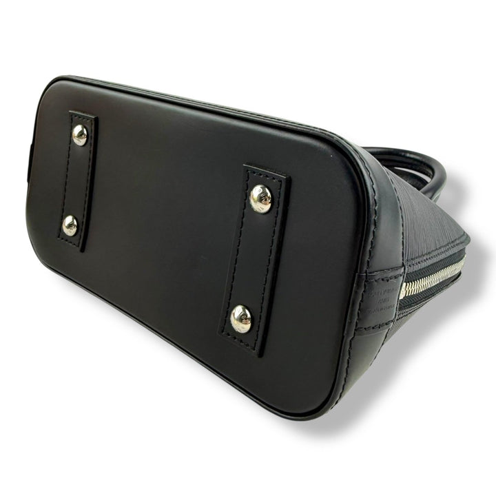Louis Vuitton Alma BB Black Epi Leather Handbag - Lux Central