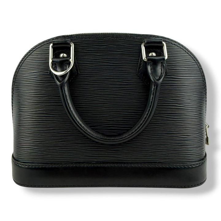 Louis Vuitton Alma BB Black Epi Leather Handbag - Lux Central