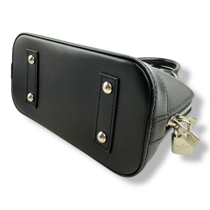 Louis Vuitton Alma BB Black Epi Leather Handbag - Lux Central