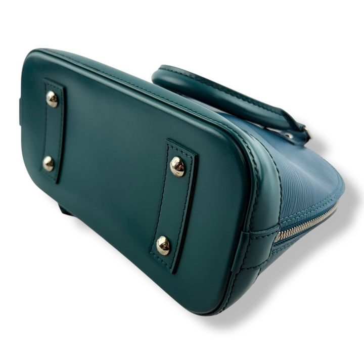 Louis Vuitton Alma BB Epi Leather Cyan Handbag - Lux Central