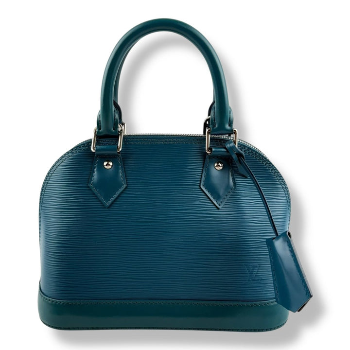 Louis Vuitton Alma BB Epi Leather Cyan Handbag - Lux Central