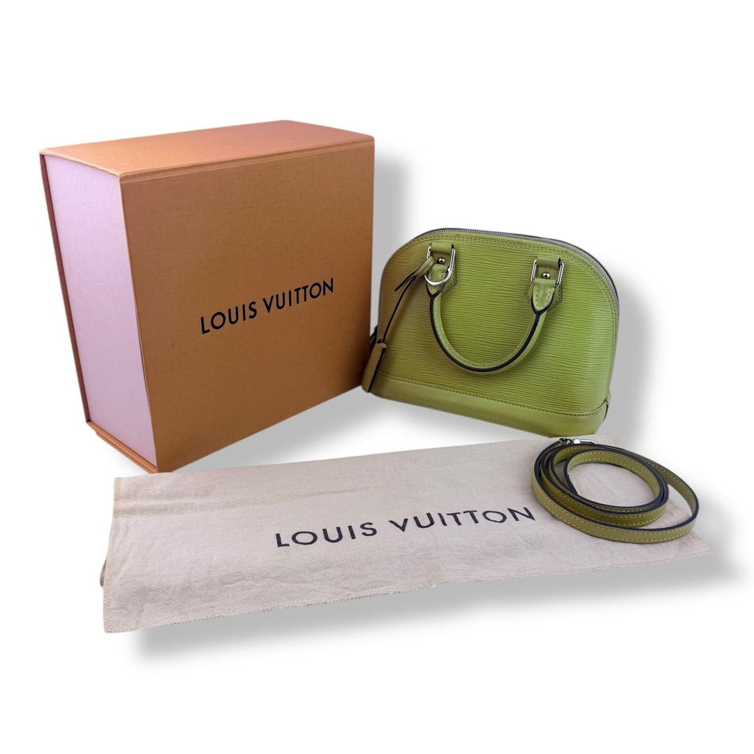 Louis Vuitton Alma BB Epi Leather Neon Handbag - Lux Central