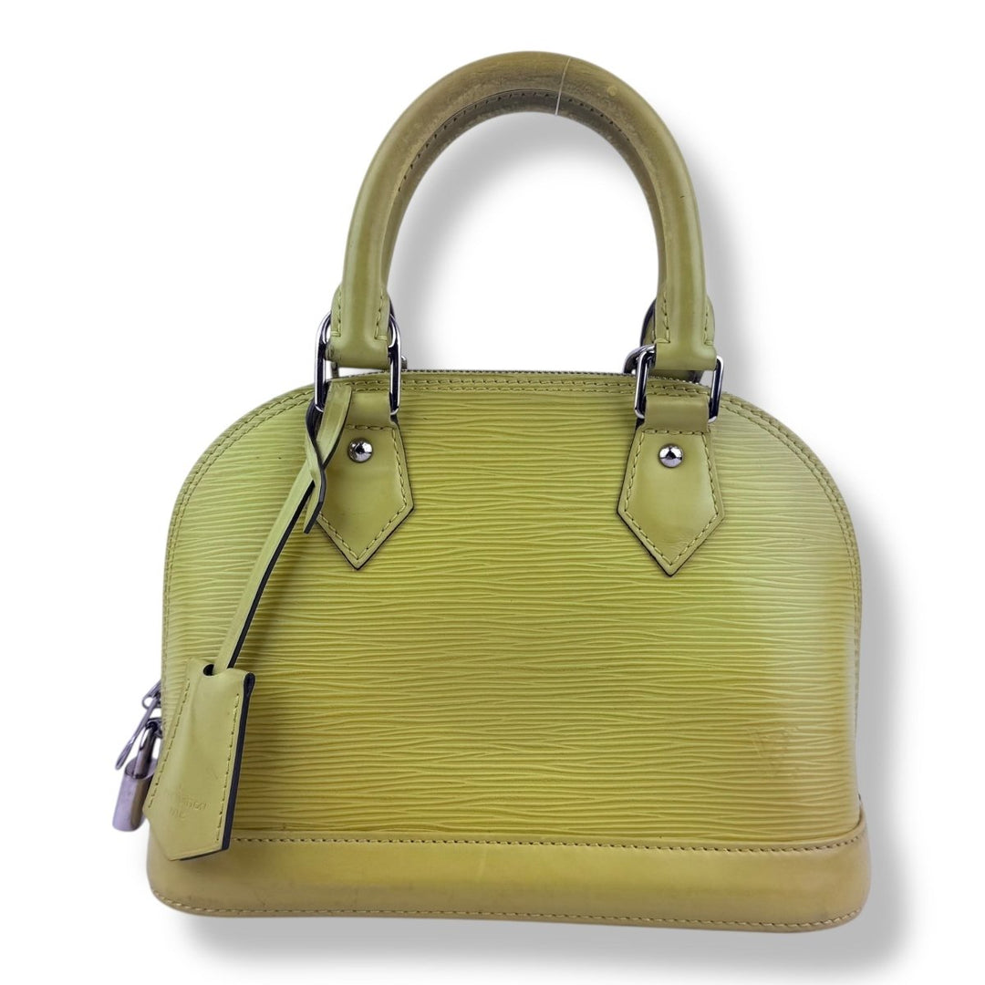 Louis Vuitton Alma BB Epi Leather Neon Handbag - Lux Central