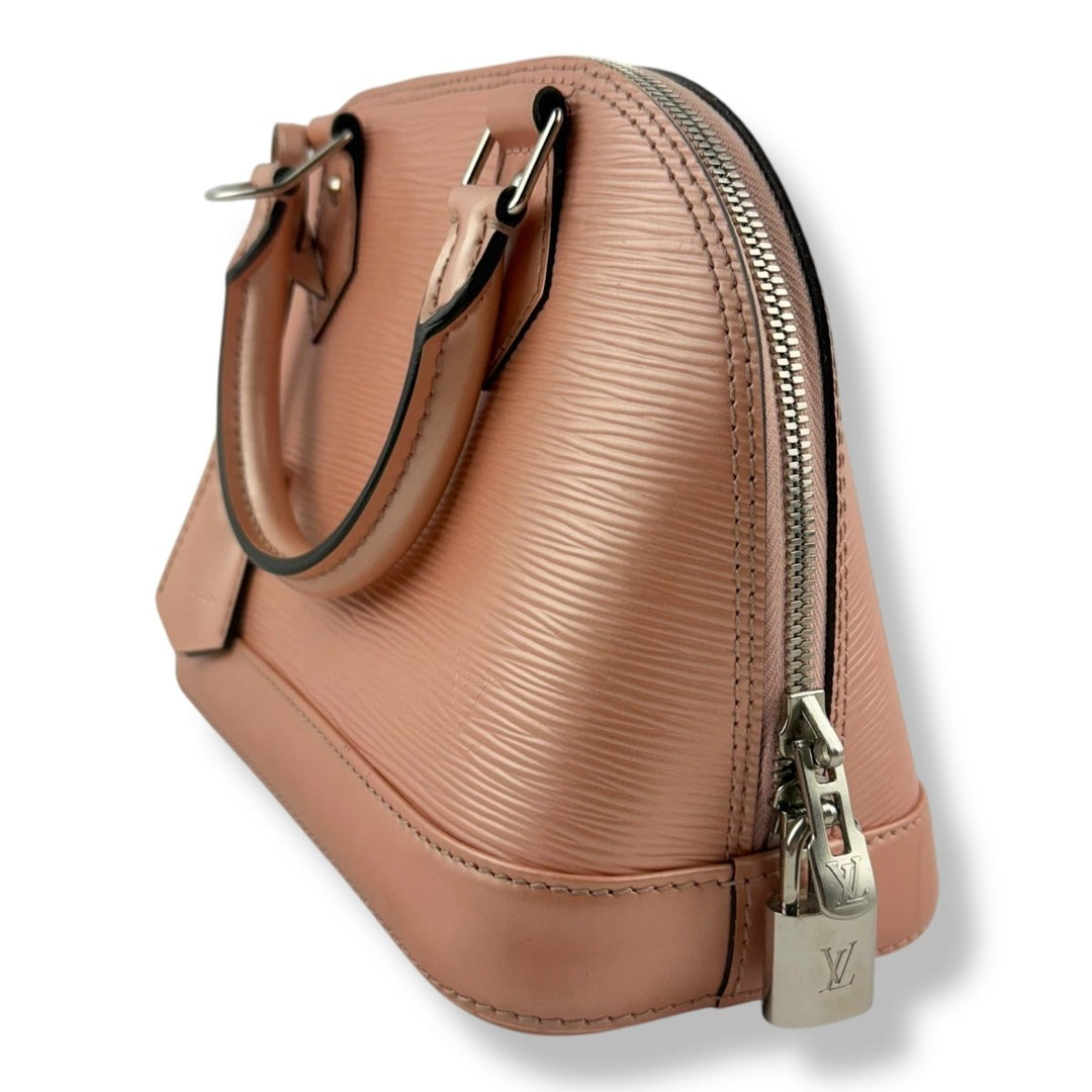 Louis Vuitton Alma BB Epi Leather Red/Navy Handbag - Lux Central