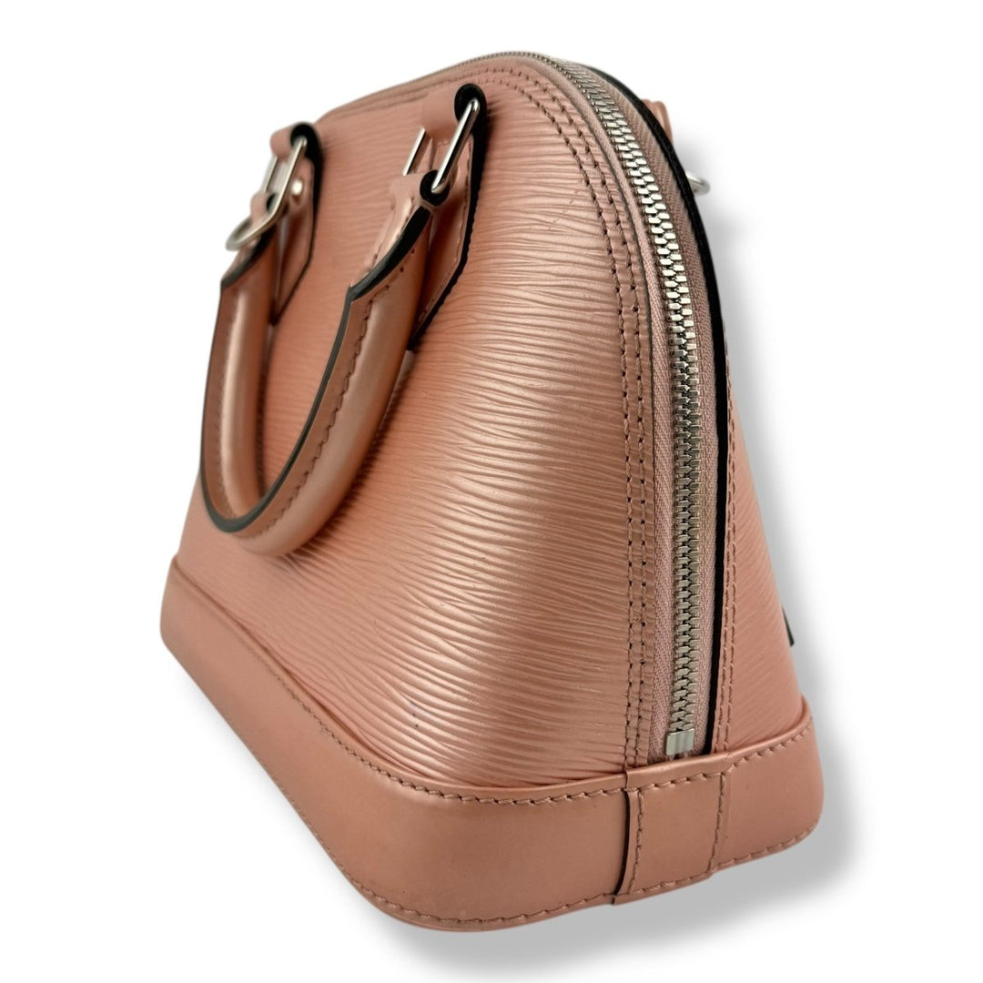 Louis Vuitton Alma BB Epi Leather Red/Navy Handbag - Lux Central