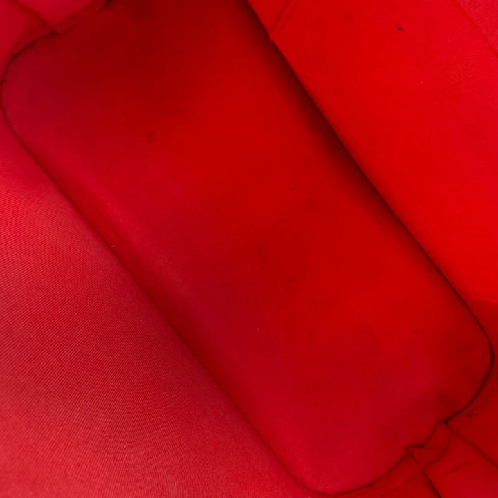 Louis Vuitton Alma BB Red Vernis Patent Leather Monogram Handbag - Lux Central