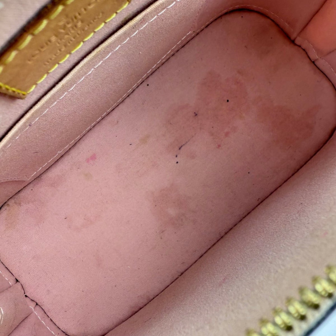 Louis Vuitton Alma BB Vernis Pink Monogram Handbag - Lux Central