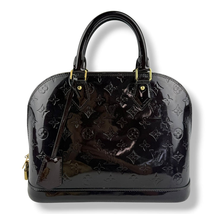 Louis Vuitton Amarante Vernis Monogram Alma PM Handbag - Lux Central