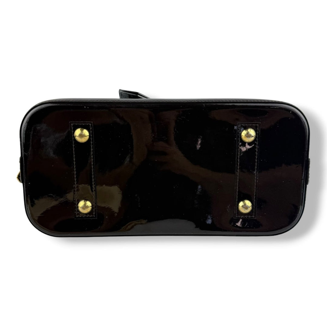 Louis Vuitton Amarante Vernis Monogram Alma PM Handbag - Lux Central