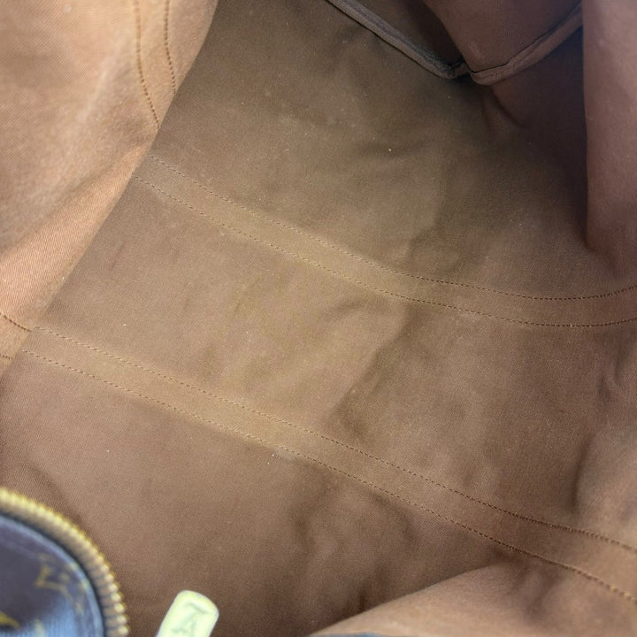 Louis Vuitton Bandouliere Vintage Brown Monogram 50 Keepall Duffle Bag - Lux Central