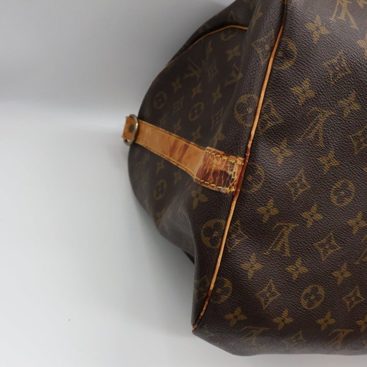 Louis Vuitton Bandouliere Vintage Brown Monogram 55 Keepall Duffle Bag - Lux Central