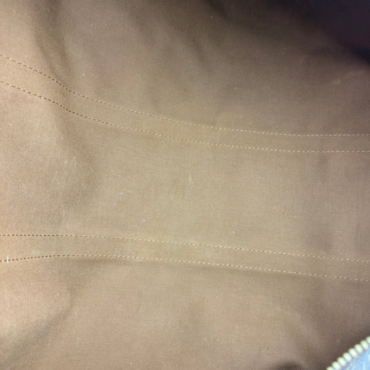 Louis Vuitton Bandouliere Vintage Brown Monogram 55 Keepall Duffle Bag - Lux Central
