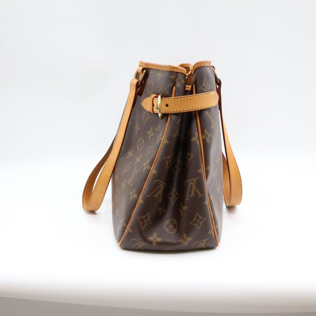 Louis Vuitton Batignolles Brown Monogram Tote Bag - Lux Central