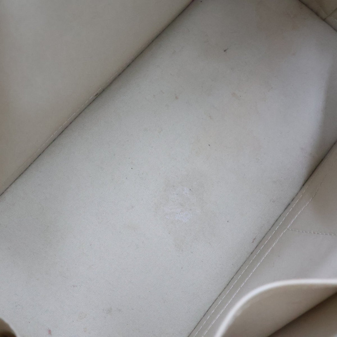 Louis Vuitton Beige Patent Leather Vernis Monogram Alma PM Handbag - Lux Central