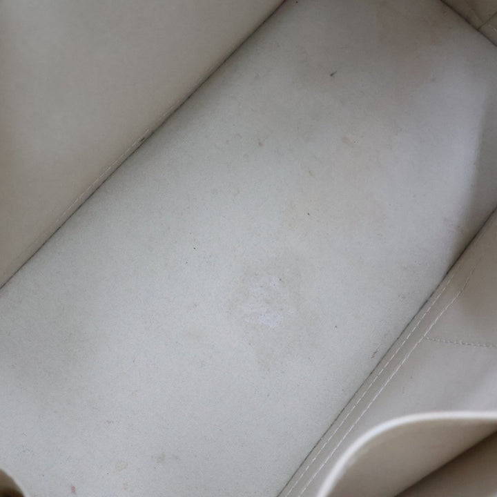 Louis Vuitton Beige Patent Leather Vernis Monogram Alma PM Handbag - Lux Central