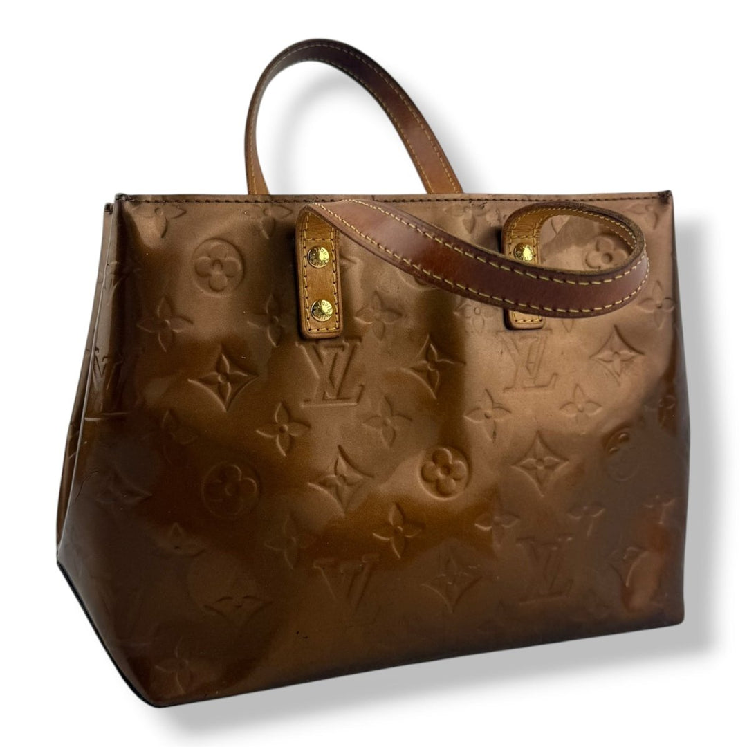 Louis Vuitton Beige Vernis Reade PM Tote - Lux Central