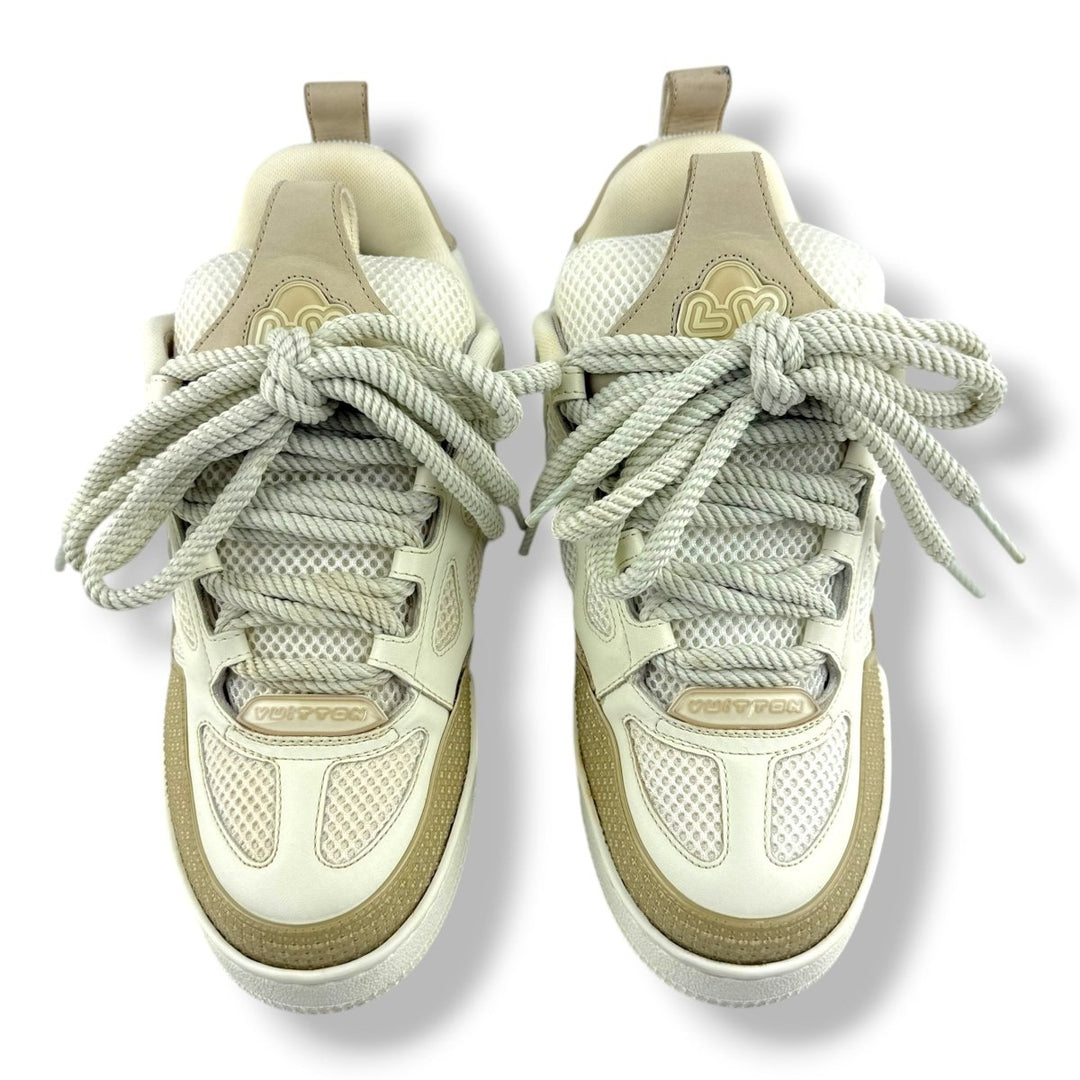 Louis Vuitton Beige/White Skate UK 5.5 / EU 39.5 - Lux Central