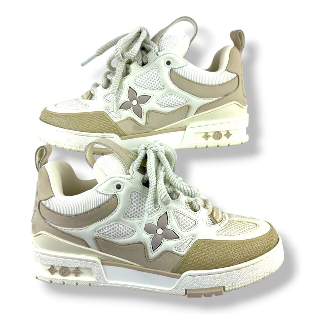 Louis Vuitton Beige/White Skate UK 5.5 / EU 39.5 - Lux Central