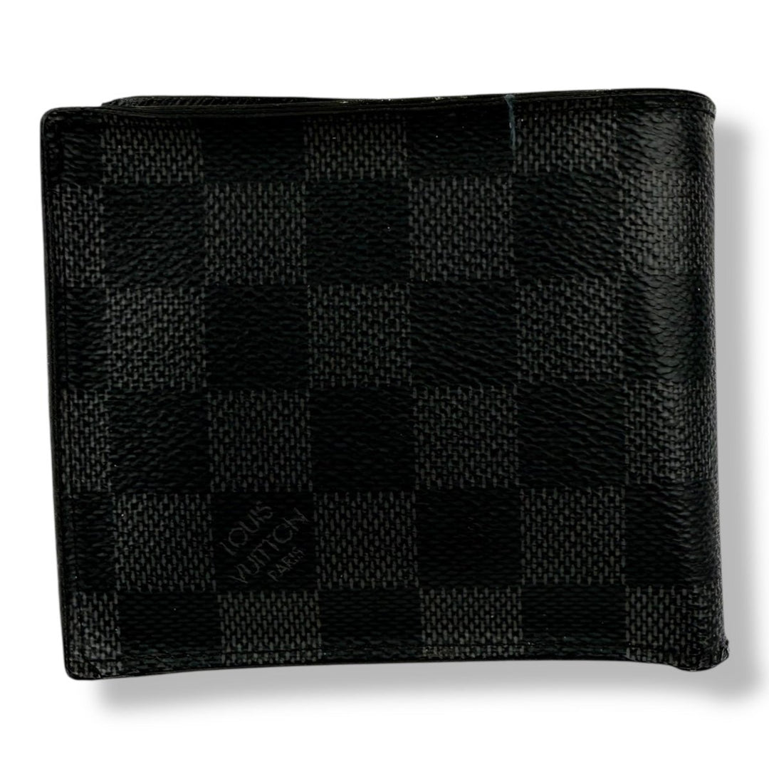 Louis Vuitton Bifold Black Graphite Damier - Lux Central