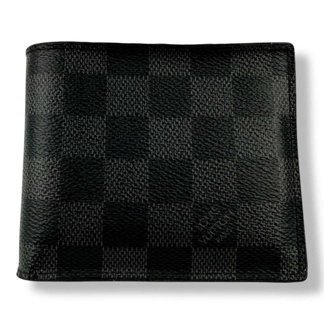 Louis Vuitton Bifold Black Graphite Damier - Lux Central