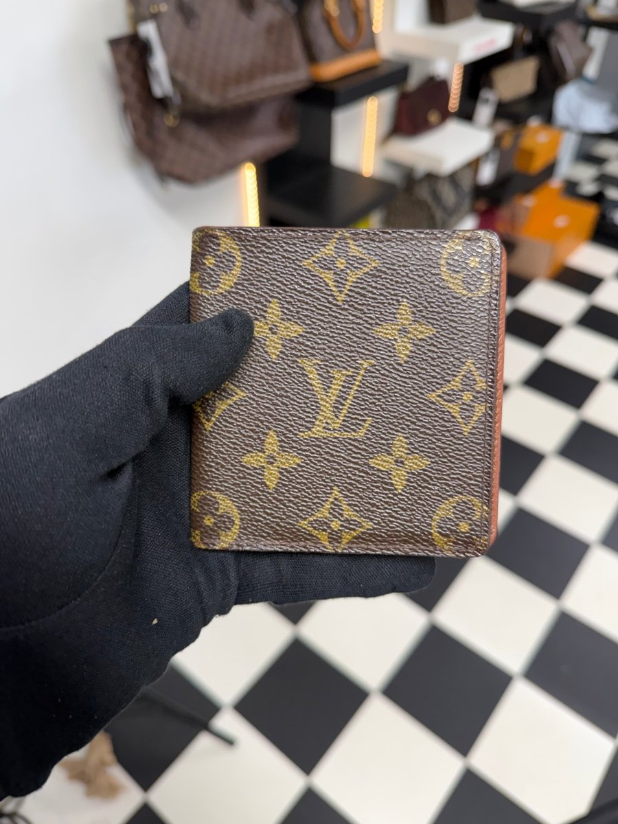 Louis Vuitton Bifold Brown Monogram Wallet - Lux Central