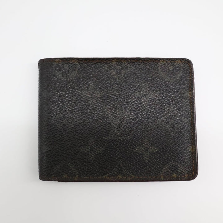 Louis Vuitton Bifold Brown Monogram Wallet Good Condition - Lux Central