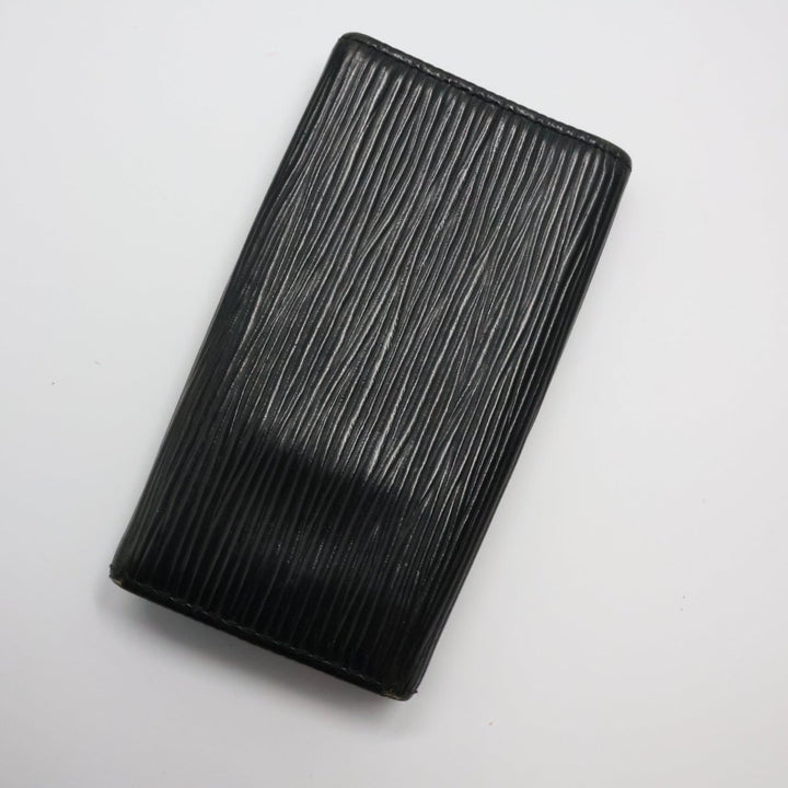 Louis Vuitton Black Epi 4 Key Holder Purse - Lux Central