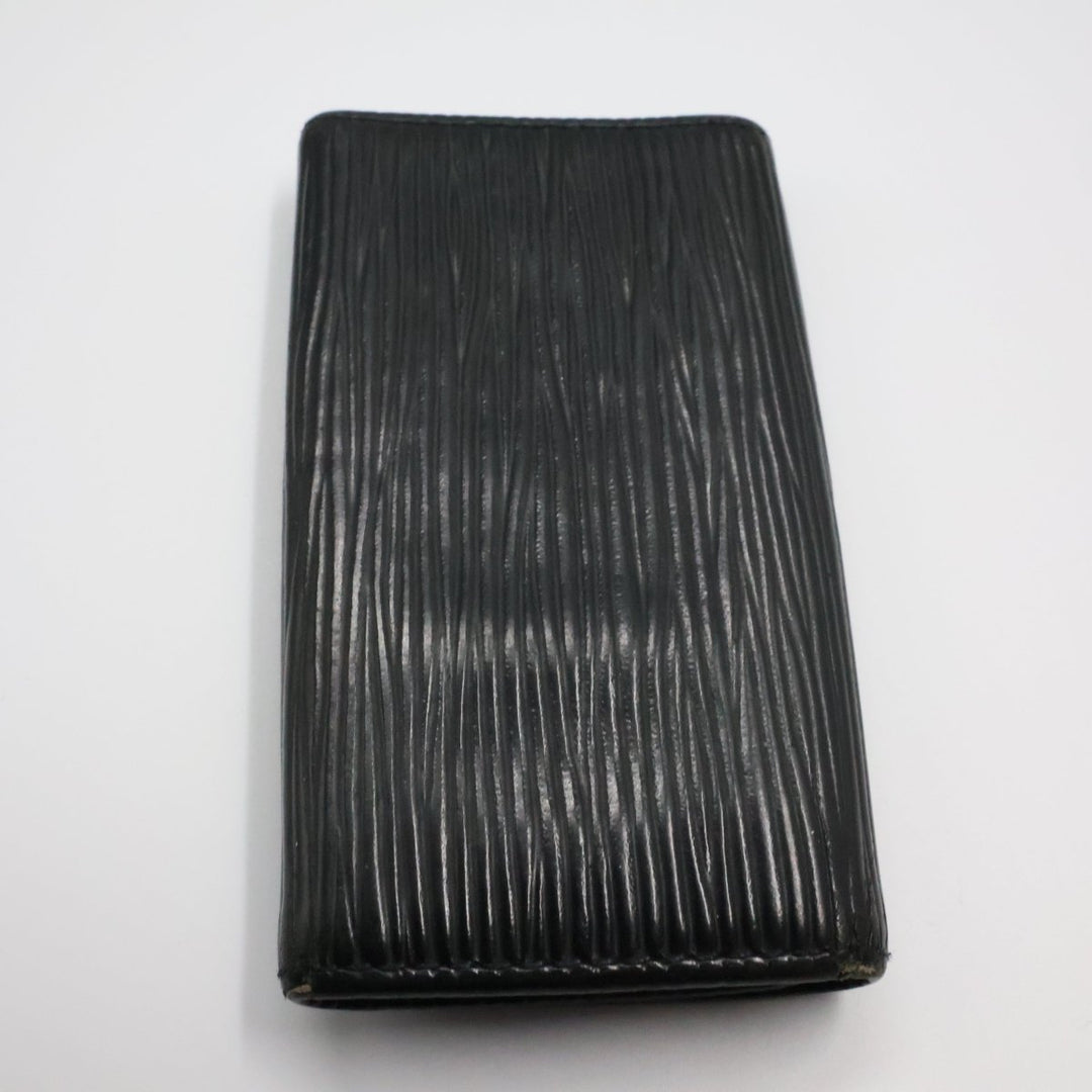 Louis Vuitton Black Epi 4 Key Holder Purse - Lux Central