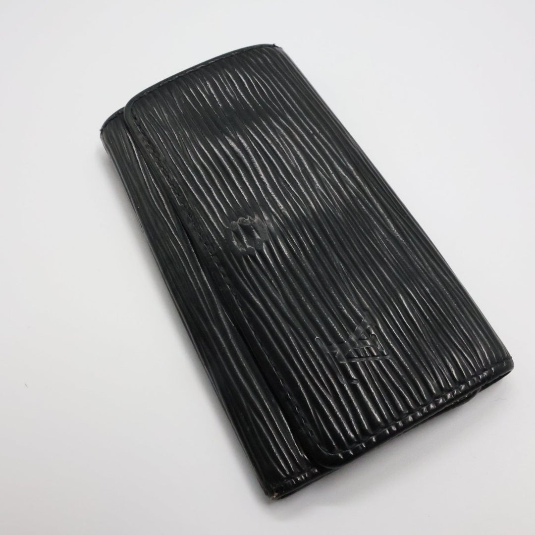 Louis Vuitton Black Epi 4 Key Holder Purse - Lux Central