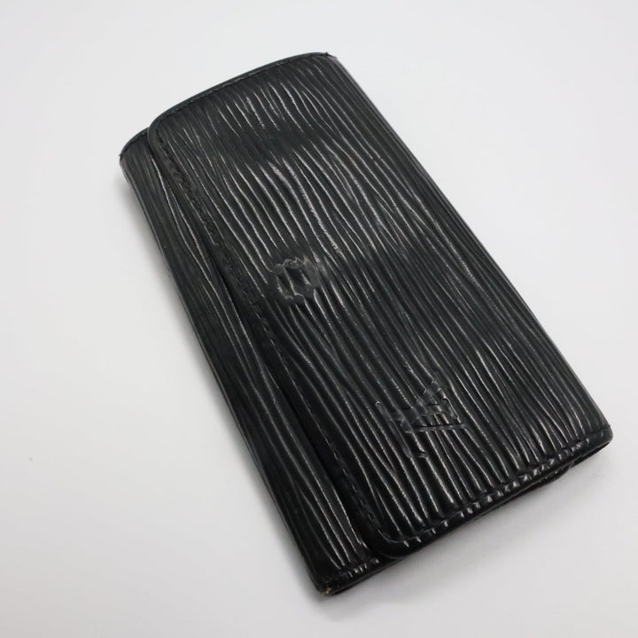 Louis Vuitton Black Epi 4 Key Holder Purse - Lux Central