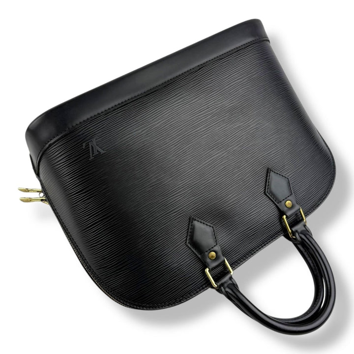 Louis Vuitton Black Epi Alma PM Handbag - Lux Central