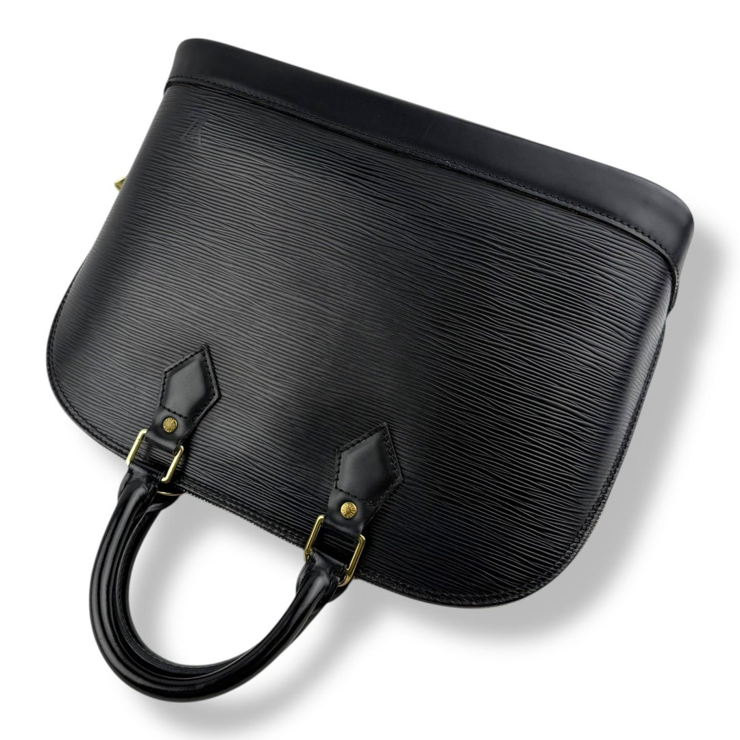 Louis Vuitton Black Epi Alma PM Handbag - Lux Central