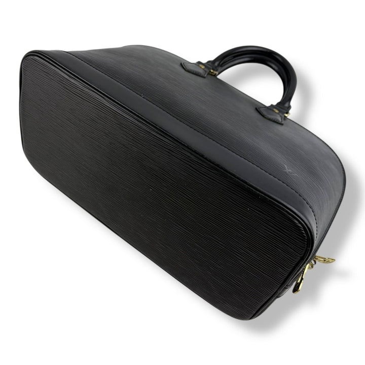 Louis Vuitton Black Epi Alma PM Handbag - Lux Central