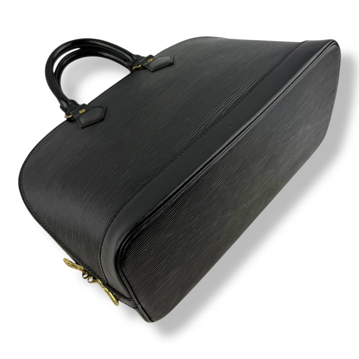 Louis Vuitton Black Epi Alma PM Handbag - Lux Central