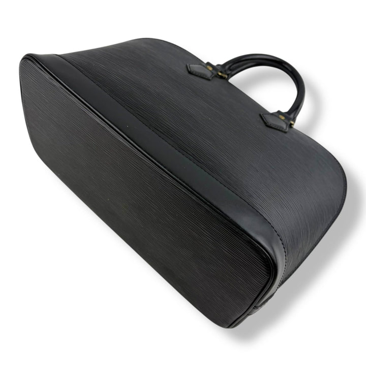 Louis Vuitton Black Epi Alma PM Handbag - Lux Central