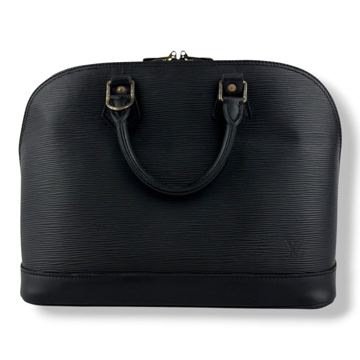 Louis Vuitton Black Epi Leather Alma PM Handbag - Lux Central