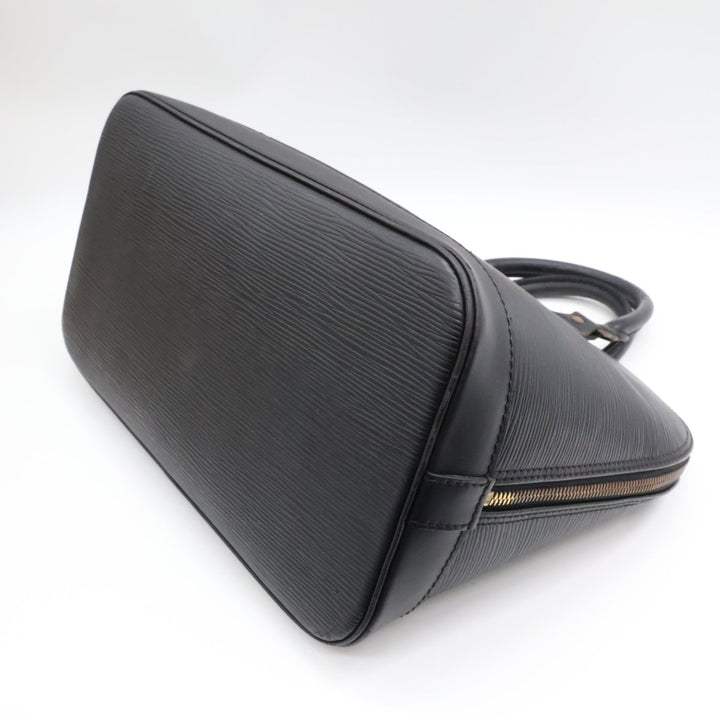 Louis Vuitton Black Epi Leather Alma PM Handbag - Lux Central