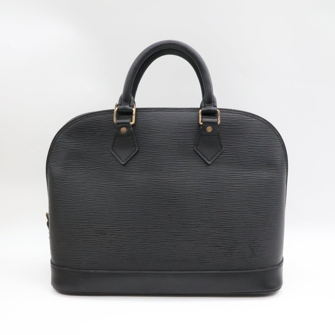 Louis Vuitton Black Epi Leather Alma PM Handbag - Lux Central