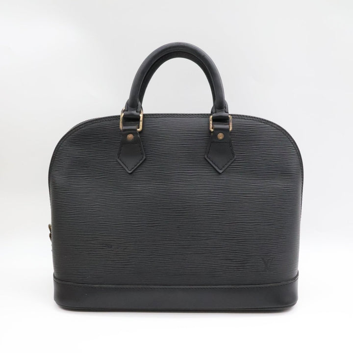 Louis Vuitton Black Epi Leather Alma PM Handbag - Lux Central