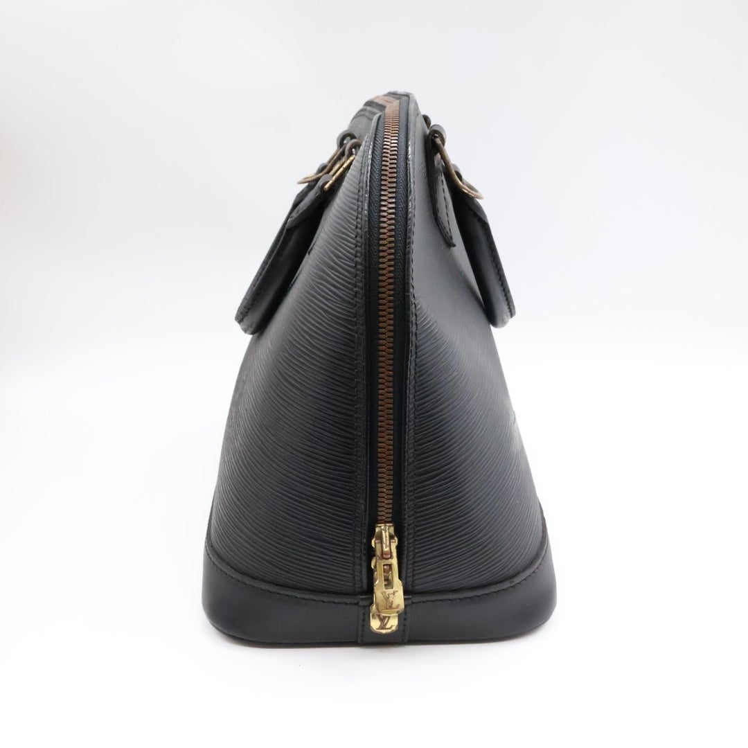Louis Vuitton Black Epi Leather Alma PM Handbag - Lux Central