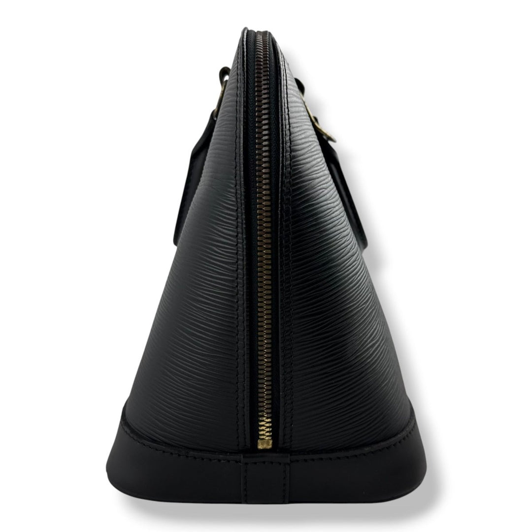 Louis Vuitton Black Epi Leather Alma PM Handbag - Lux Central