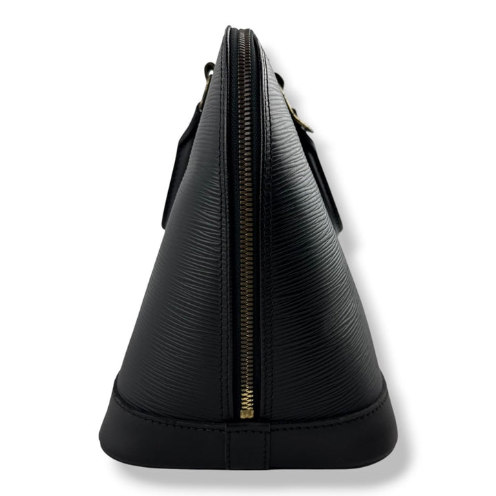 Louis Vuitton Black Epi Leather Alma PM Handbag - Lux Central