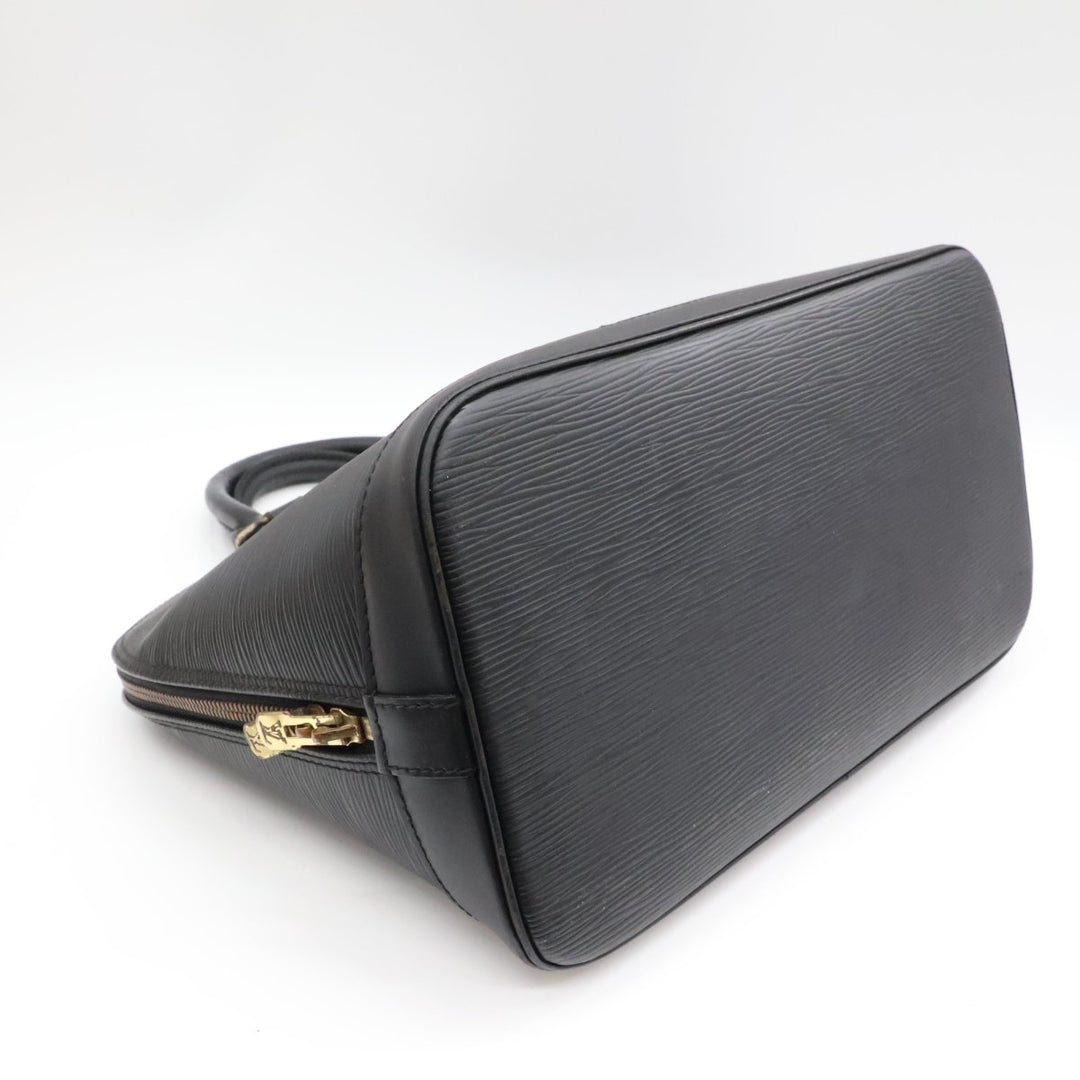 Louis Vuitton Black Epi Leather Alma PM Handbag - Lux Central