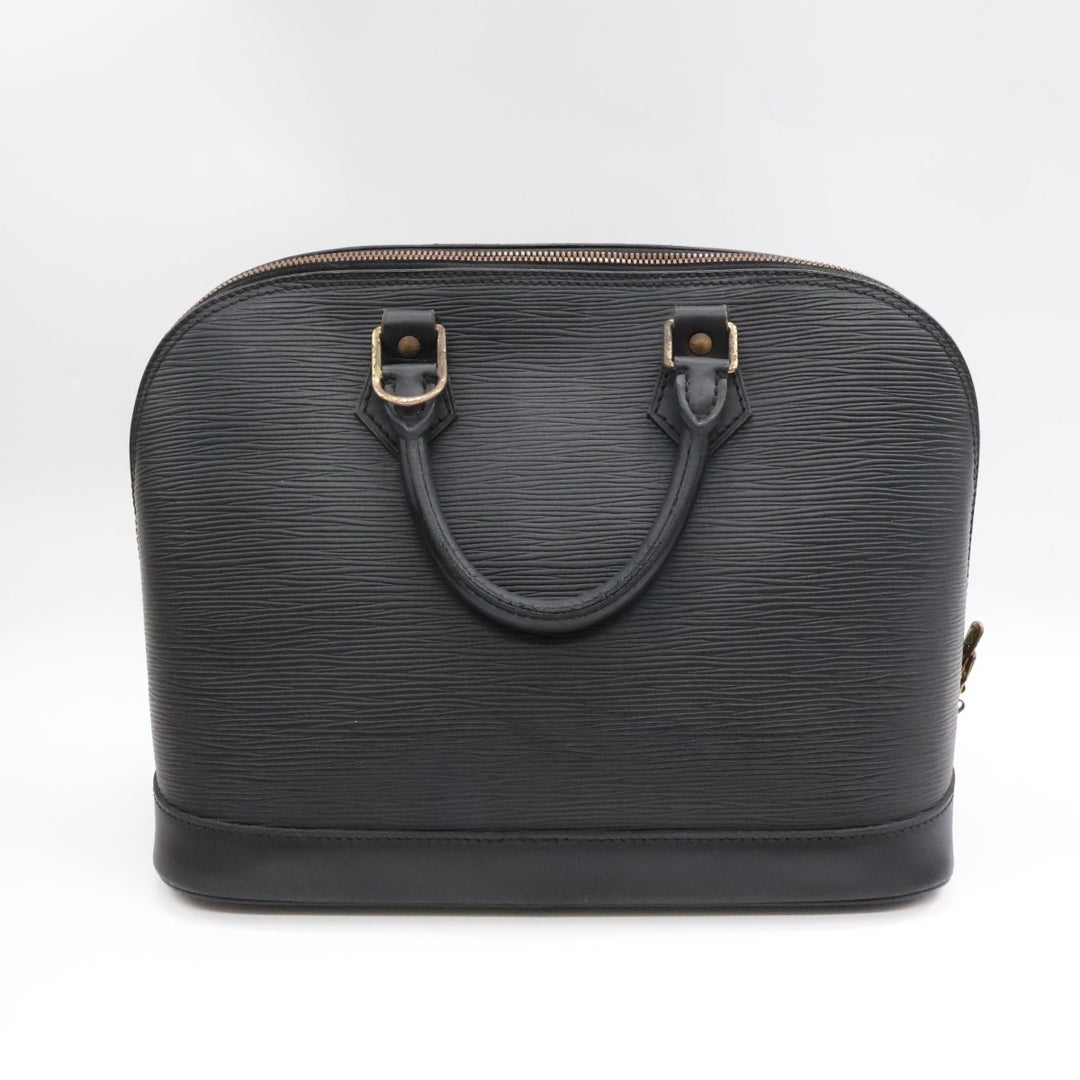 Louis Vuitton Black Epi Leather Alma PM Handbag - Lux Central