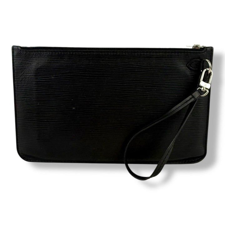 Louis Vuitton Black Epi Leather Neverfull Clutch Pouch - Lux Central