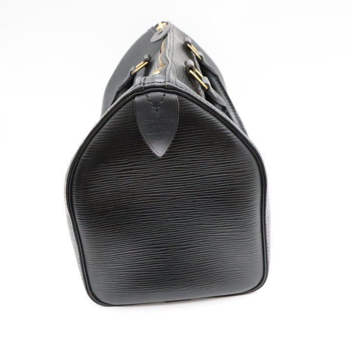 Louis Vuitton Black Epi Leather Speedy 25 Handbag - Lux Central