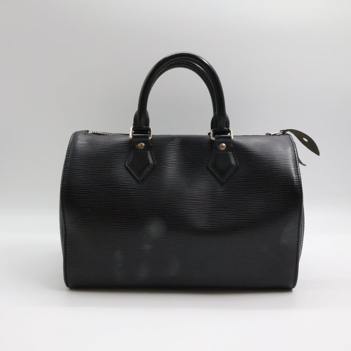 Louis Vuitton Black Epi Leather Speedy 28 Handbag - Lux Central